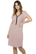 Piżamy damskie - Italian Fashion Buscato druk plus koszula nocna - miniaturka - grafika 1