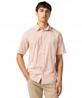 Koszule męskie - Koszula Wrangler SS SHIRT 112362758 Flamingo Stripe XL - miniaturka - grafika 1