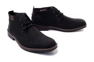 RIEKER B1340-01 black, trzewiki męskie - Rieker - Botki męskie - miniaturka - grafika 1