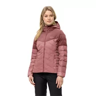 Kurtki damskie - Damska kurtka puchowa Jack Wolfskin TUNDRA DOWN HOODY W blush powder - M - miniaturka - grafika 1