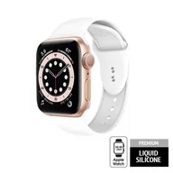 Akcesoria do smartwatchy - Apple Crong Liquid - Pasek do Watch 38/40mm (biały) - miniaturka - grafika 1