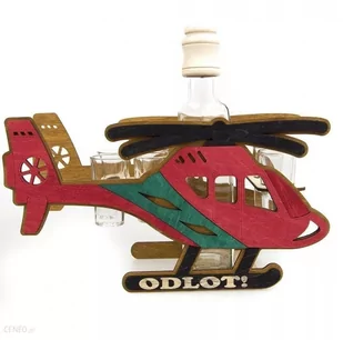 Karafka Helikopter Na Alkohol 0,5 L Z Kieliszkami - Karafki - miniaturka - grafika 1