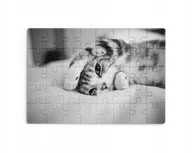 Puzzle - Puzzle 30/70/96/110 Elementów Sublimacja Eko Pudełko Kotki Różne Grafiki - miniaturka - grafika 1