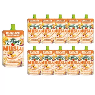 Tymbark Musly Mus kasza mango marakuja 170 g x 10 sztuk - Koncentraty warzywne, przeciery - miniaturka - grafika 1