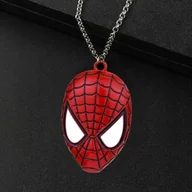 Wisiorki - Naszyjnik łańcuszek wisiorek Spiderman pająk spider prezent streetwear Y2K - miniaturka - grafika 1