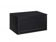 Szafki łazienkowe - BESCO SUD-654-CC DEXA szafka umywalkowa bez blatu z syfonem w komplecie uchwyt czarny 60/50/40 cm czarna - miniaturka - grafika 1