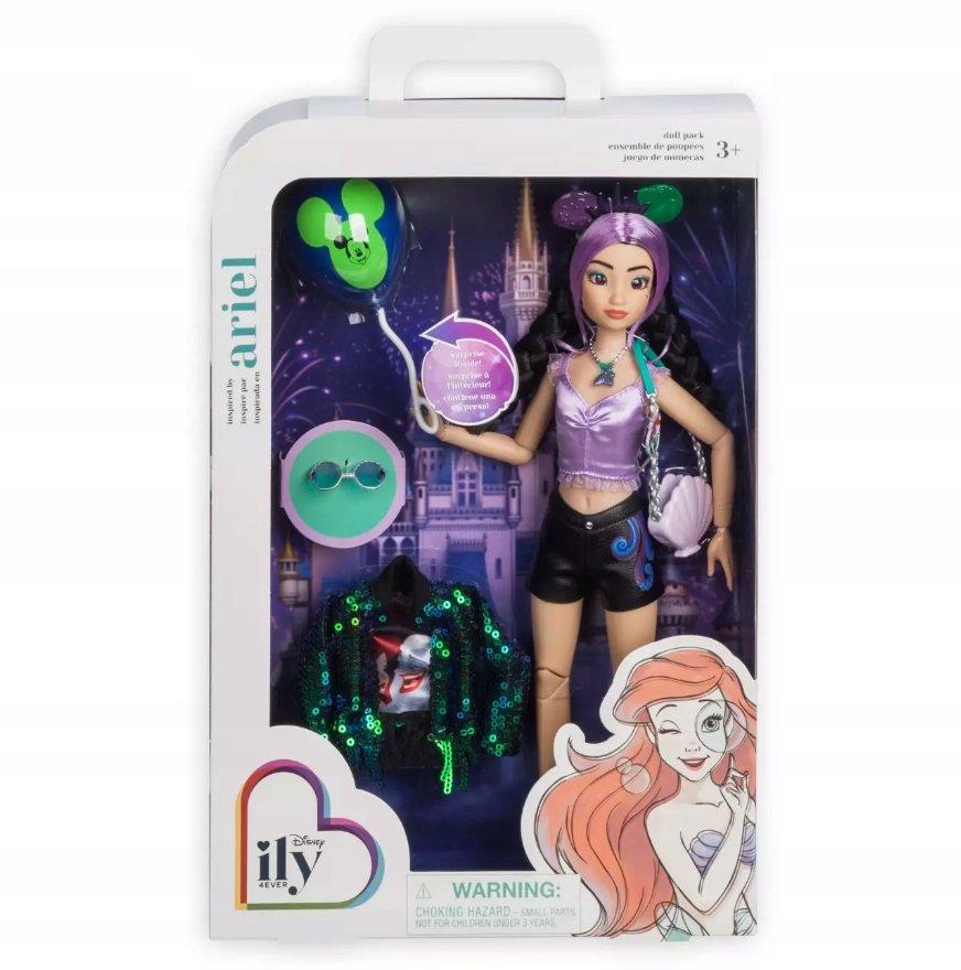 Disney Lalka Syrenka Ariel 4EVER