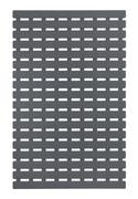 Wenko Antypoślizgowa mata łazienkowa Arinos Grey kolor ciemnoszary wykonana z tworzywa sztucznego przyssawki do mocowania wymiary 63 x 40 cm B07BMVQKYL