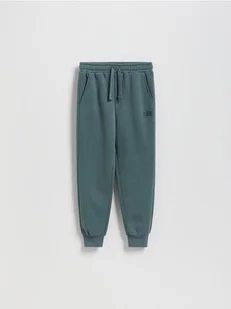 Reserved - Joggery z bawełną - zielony - Spodnie i spodenki dla chłopców - miniaturka - grafika 1