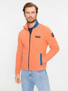 Napapijri Polar NP0A4HDP Pomarańczowy Regular Fit - Bluzy męskie - miniaturka - grafika 1