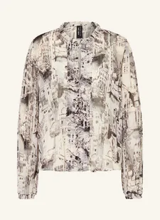 Marc Cain Bluzka Z Falbankami beige - Bluzki damskie - miniaturka - grafika 1