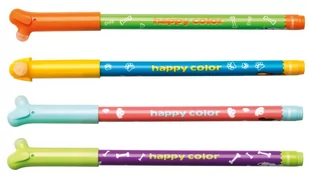 HAPPY COLOUR Długopis HAPPY COLOUR Pieski - Przybory szkolne - miniaturka - grafika 1