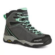 Buty trekkingowe damskie - Damskie buty trekkingowe Trezeta Drift WP dark grey/green - 4,5 - miniaturka - grafika 1