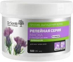 Maska do Włosów Łopianowa 2-minutowa Przeciw Wypadaniu Włosów Dr Sante, 500ml - Maski do włosów - miniaturka - grafika 1