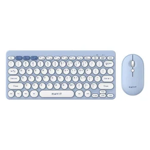 Bezprzewodowy zestaw gamingowy 2w1 Havit KB279GCM klawiatura + mysz (niebieski) - Zestawy myszka + klawiatura - miniaturka - grafika 1