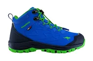 Buty trekkingowe męskie - KangaROOS Męskie buty trekkingowe K-XT para Mid RTX Navy/Lime, rozmiar 38 EU - miniaturka - grafika 1