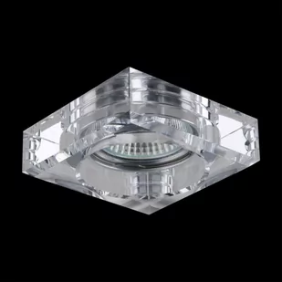 Luxera Downlight 71011 przeźroczyste szkło 1xGU10/50W - Oprawy, klosze i abażury - miniaturka - grafika 1