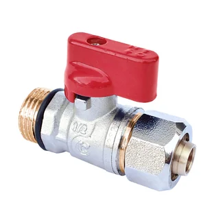 Zawór kulowy MINI 1/2" x 16 mm DO PEX CALIDO" - Zawory i kraniki - miniaturka - grafika 1