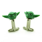 Spinki do mankietów i krawatów - Spinki do mankietów - YODA - miniaturka - grafika 1