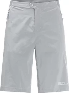 Jack Wolfskin Męskie szorty funkcyjne PRELIGHT szare XXL - Spodenki damskie - miniaturka - grafika 1