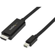 Kable - StarTech Kabel MDP TO HDMI CABLE 4K 30HZ MDP2HDMM3MB - miniaturka - grafika 1