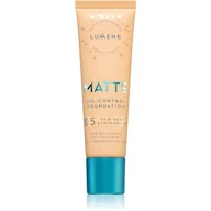 Podkłady do twarzy - Lumene Matte Oil-control Foundation 0.5 Fair Nude - miniaturka - grafika 1