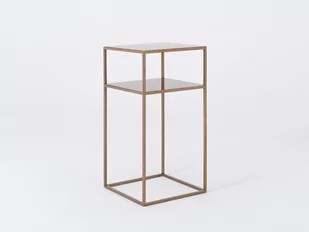 Stolik TENSIO 2 FLOOR METAL 30 Złoty - Ławy i stoliki kawowe - miniaturka - grafika 1