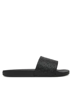 Calvin Klein Klapki Pool Slide Mono HW0HW02541 Czarny - Klapki i japonki damskie - miniaturka - grafika 1