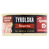 Pasztet i przetwory mięsne - Pamapol Konserwa tyrolska 300 g - miniaturka - grafika 1