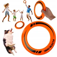 Zabawki i gry sportowe - FRISBEE LATAJĄCY PIERŚCIEŃ DYSK DO RZUCANIA, ZABAWKA DO BASENU, OGRODU - miniaturka - grafika 1