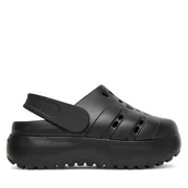 Sandały damskie - Sandały adidas adilette Platform Clogs JP9577 Czarny - miniaturka - grafika 1