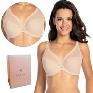 Biustonosze - Półusztywniany Biustonosz Gaia 1058 Sonia Beż 80E - miniaturka - grafika 1