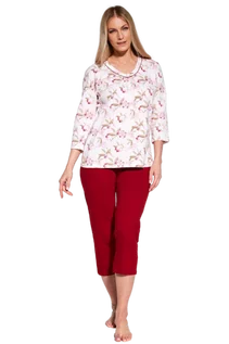 Piżamy damskie - Cornette 481/360 Adele piżama damska plus size - grafika 1