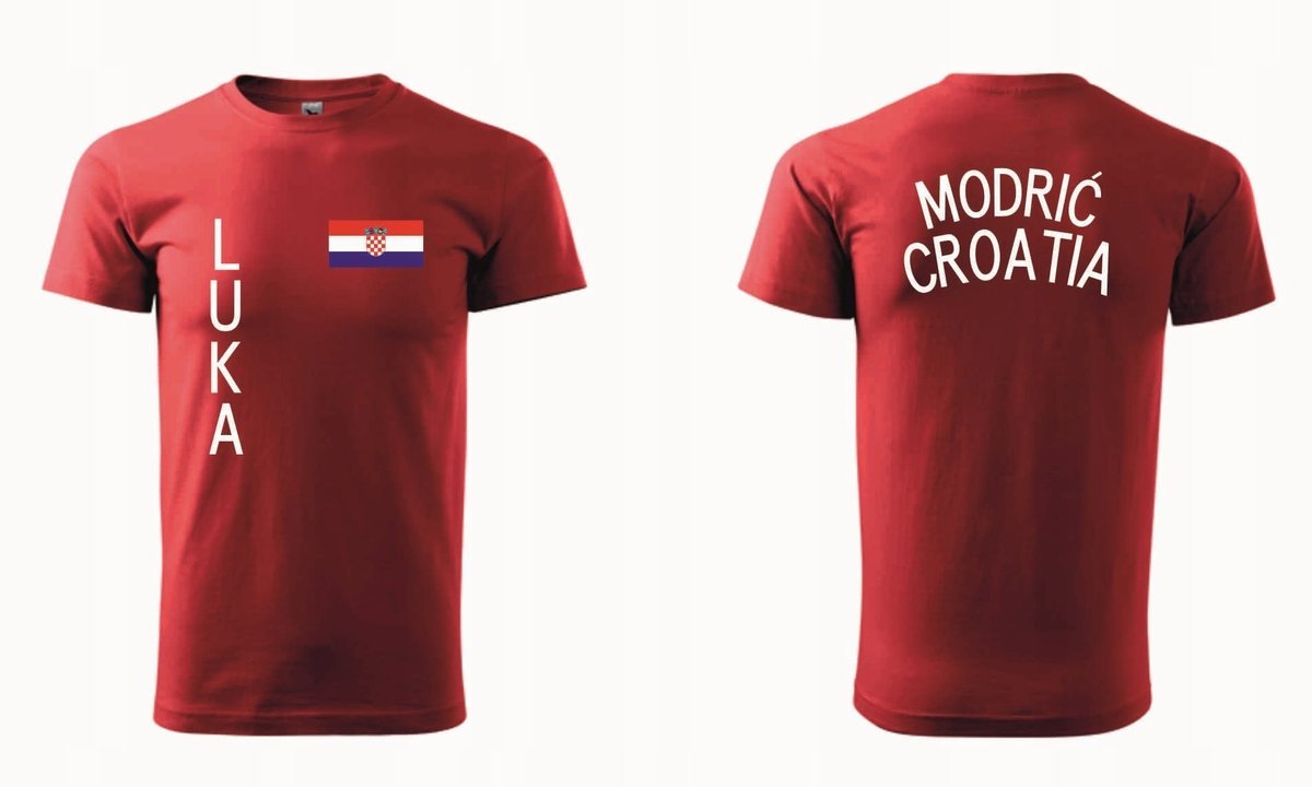 CHORWACJA , koszulka LUKA MODRIĆ