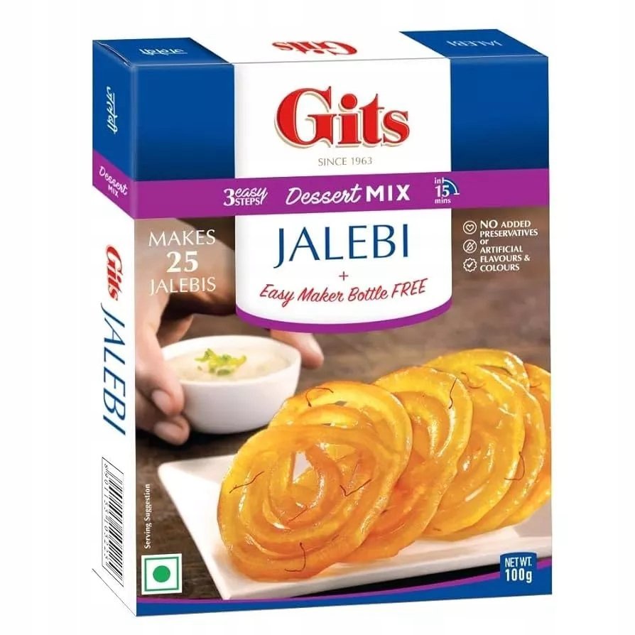 Danie instant Jalebi Instant Mix Gits 100g
