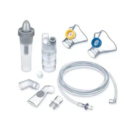 Inhalatory i akcesoria - Beurer IH 28 Pro Yearpack, kompleksowy zestaw wymienny z wysokiej jakości silikonowymi maskami i końcówką do nosa, akcesoria do inhalatora IH 28 Pro, do dezynfekcji - miniaturka - grafika 1
