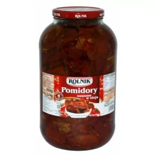 Pomidory suszone w oleju Rolnik 4250 ml - Pasztet i przetwory mięsne - miniaturka - grafika 1