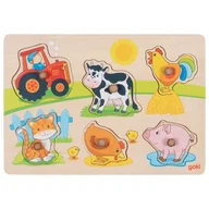 Puzzle - Puzzle z uchwytami Na farmie - puzzle - miniaturka - grafika 1