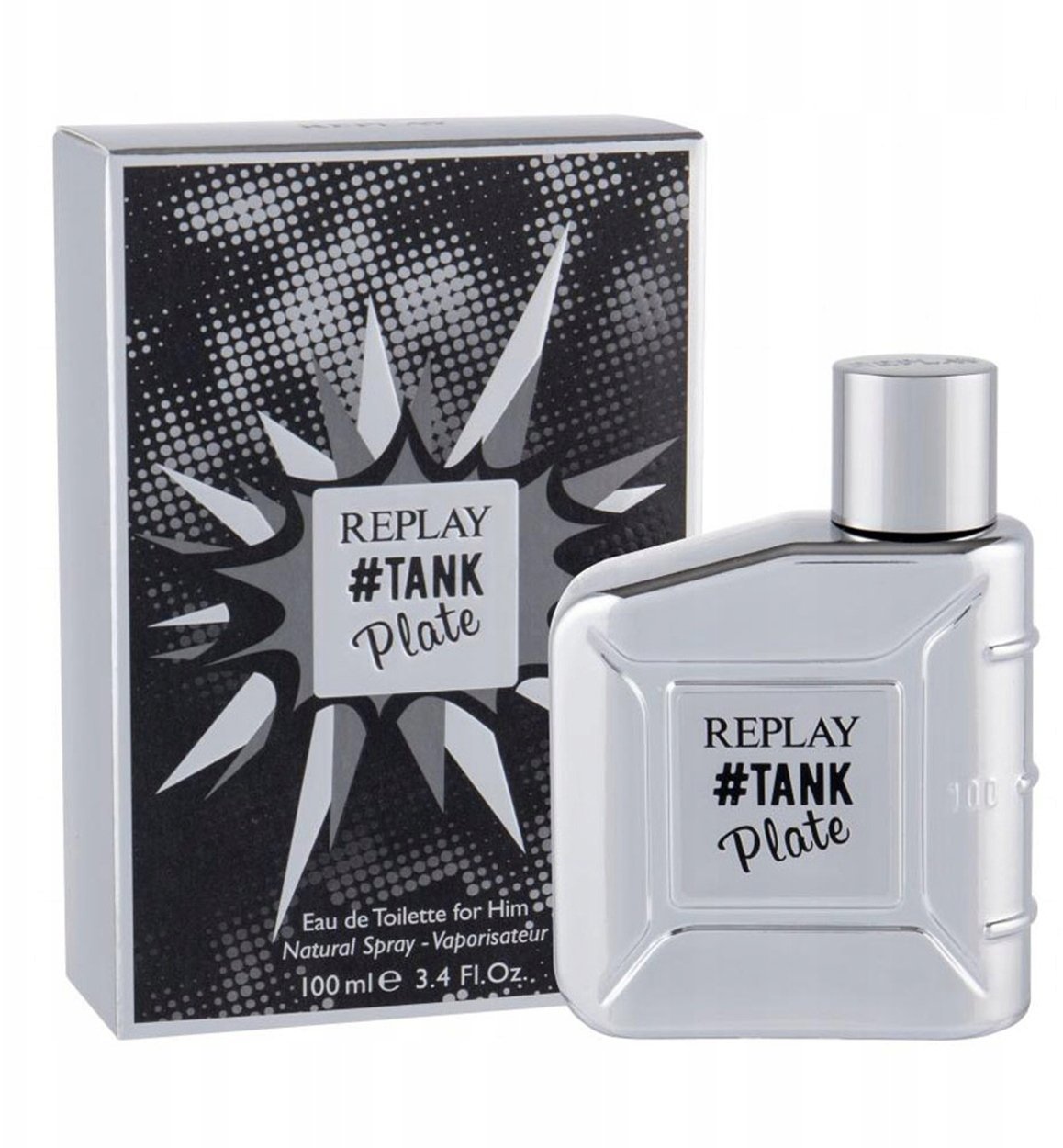 Replay Replay Tank Plate for Him Eau de Toilette Woda Toaletowa dla Mężczyzn 100ml