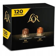 Kawa w kapsułkach i saszetkach - Kapsułki do Nespresso(r)* L'or Espresso Caramel, Chocolat, 120 kapsułek - miniaturka - grafika 1