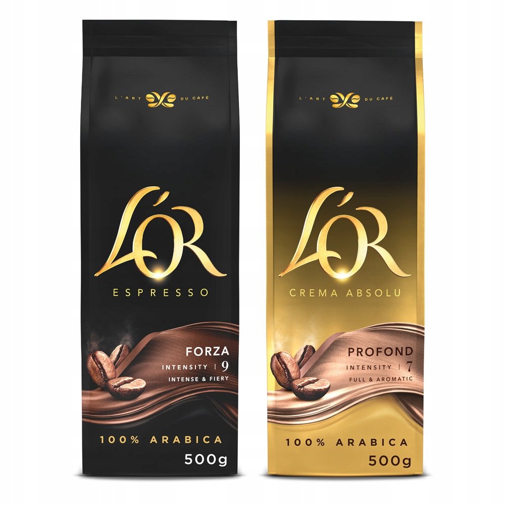 Kawa ziarnista L'or Espresso i Crema 1kg (2x 500g