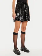 Spodenki damskie - ONLY Szorty materiałowe Solfi 15328928 Czarny Regular Fit - miniaturka - grafika 1