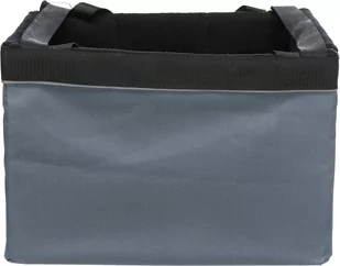 Transporter rowerowy przedni, szary, 38 × 25 × 25 cm - Sprzęt podróżny i transportery dla psów - miniaturka - grafika 1