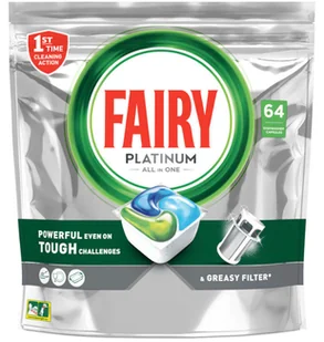 Fairy Procter & Gamble Kapsułki do zmywarki Platinum Plus Anti-Dual Lemon 58 szt. 540 - Środki do zmywarek - miniaturka - grafika 2