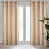 Zasłony - Zasłona Gotowa Evi 140x250cm Beżowy - miniaturka - grafika 1