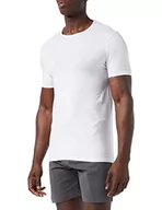 Koszulki męskie - Navigare Męski T-shirt sportowy 570, 3 sztuki w opakowaniu, biały (Bianco Bianco), L - miniaturka - grafika 1