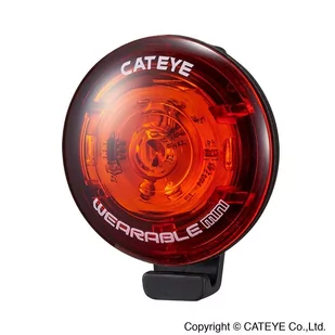 Cateye Lampa tylna SL-WA10 WEARABLE MINI - Lampki rowerowe - miniaturka - grafika 1