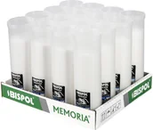 Lampiony i znicze - ZESTAW Wkłady do zniczy parafinowe BISPOL P400 95H 16szt. + Zapałki DABSTER_PL 38szt. - miniaturka - grafika 1