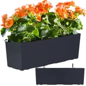 Donice - Doniczka URBI CASE - antracytowy DUC600W-S433 Prosperplast - miniaturka - grafika 1