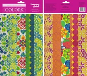 Papier do drukarek - . Papiery ozdobne Colors mix 10 motywów 20x29 cm 10 arkuszy - miniaturka - grafika 1